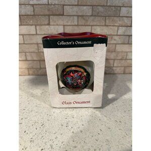 DISNEY PARKS DUMBO 2008 CHRISTMAS THROUGH THE YRS GLASS BALL ORNAMENT NEW IN BOX
